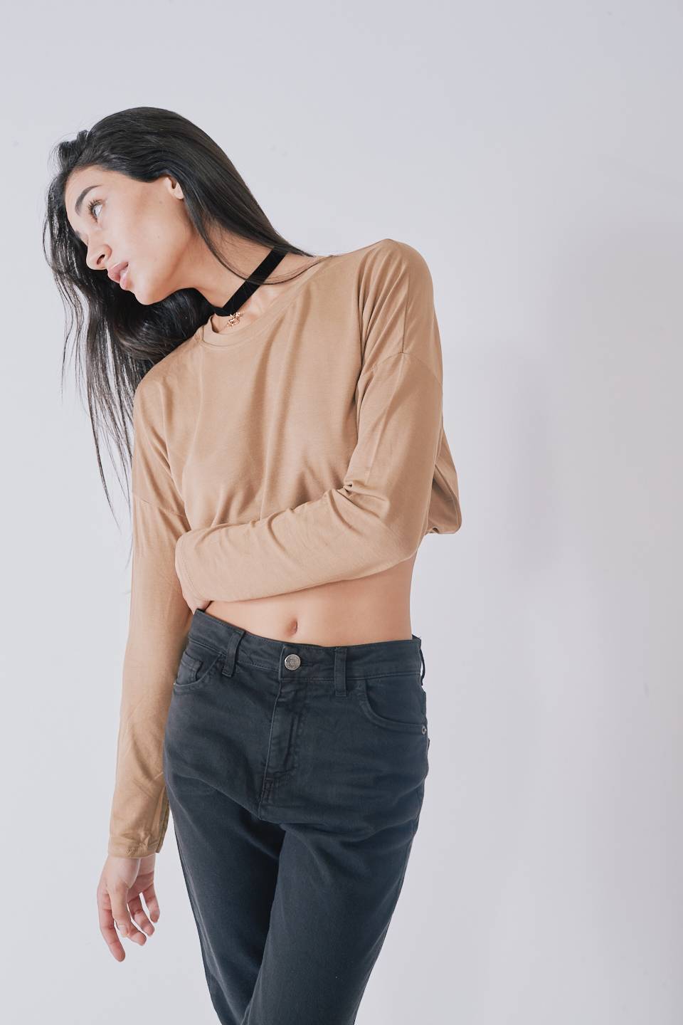 maglia cropped