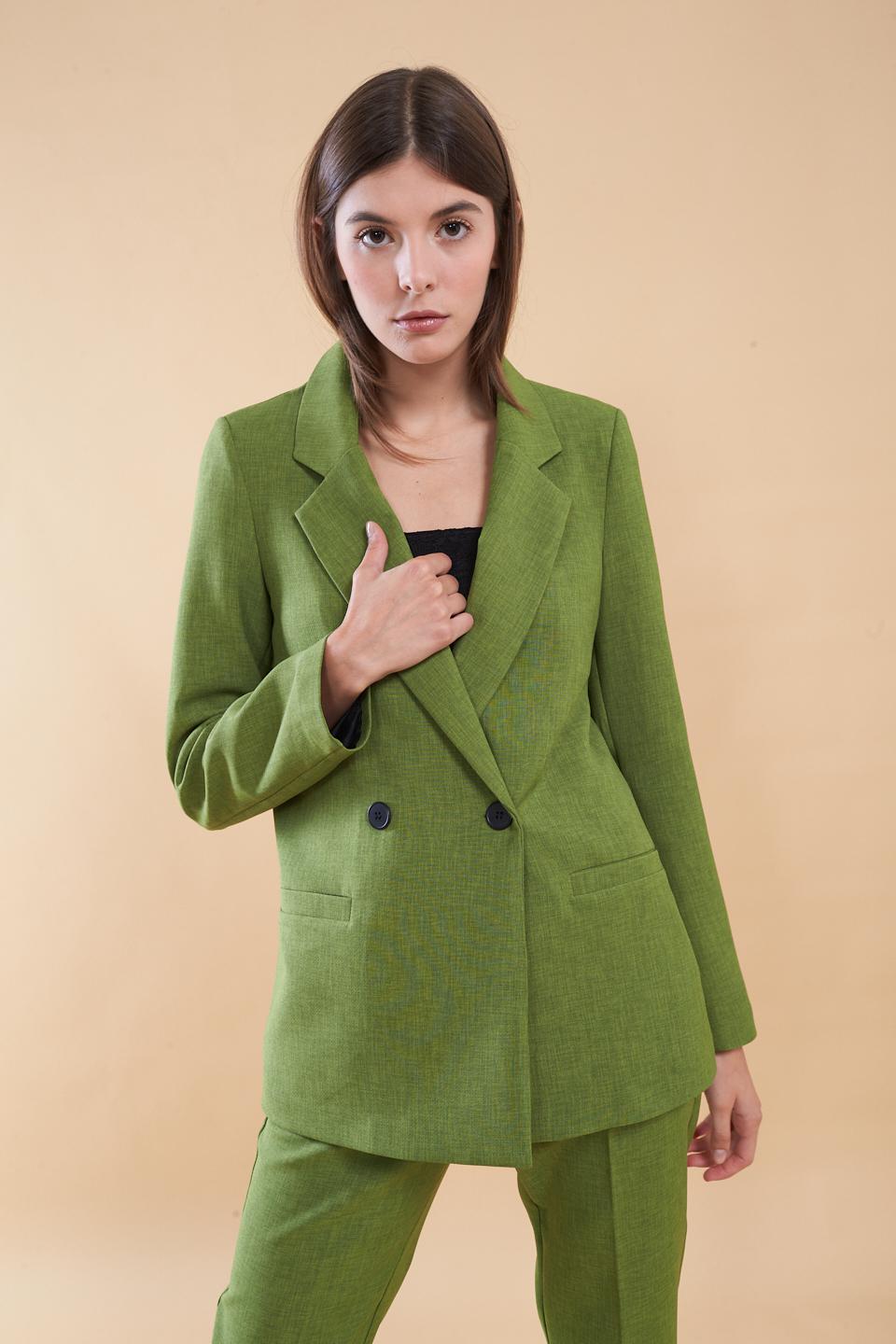 Verde Farfetch Abbigliamento Cappotti e giubbotti Giacche Blazer Blazer con ricamo 