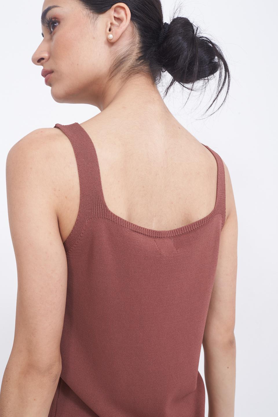Abito con bretelle CACAO | Abbigliamento Donna Brend